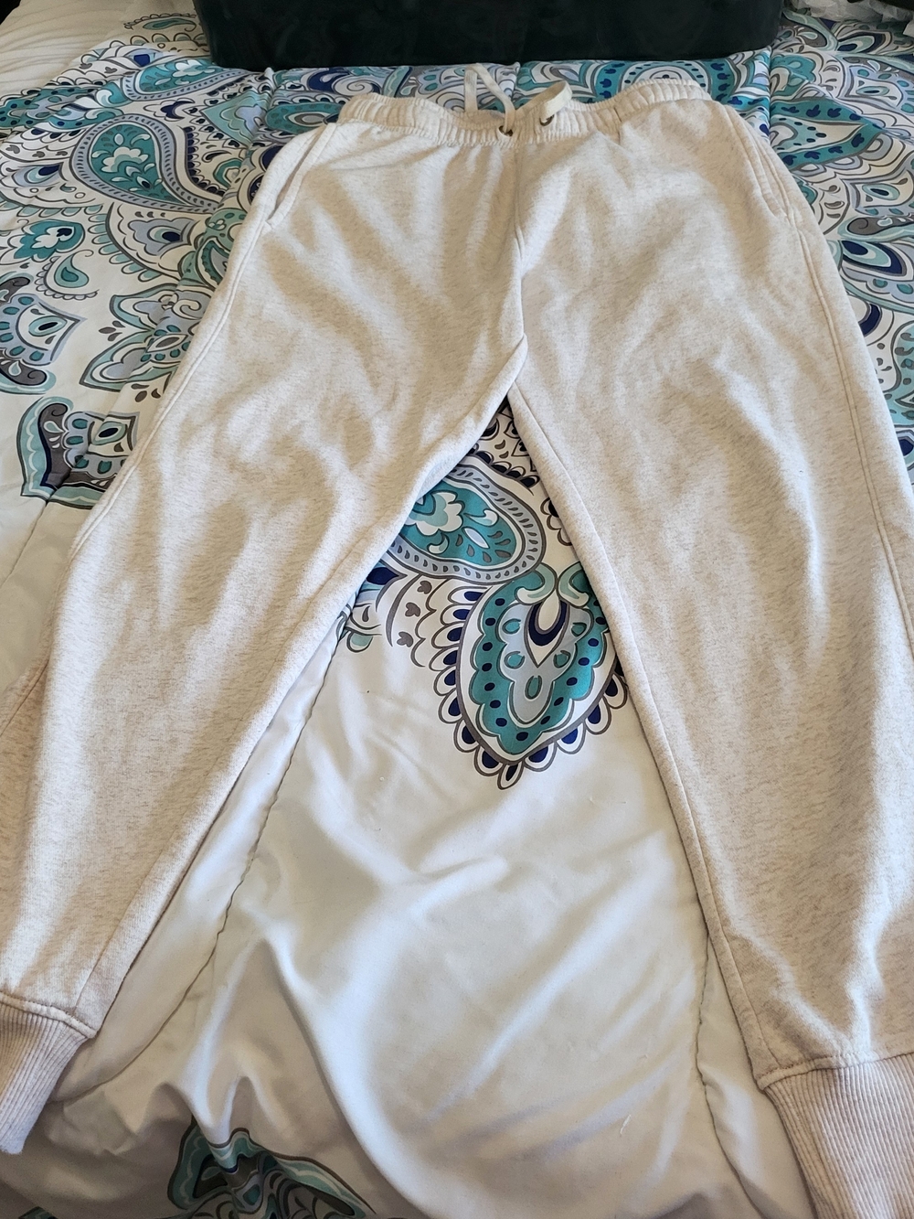 Goodfellow & Co Cream Elastic Waist Sweatpants